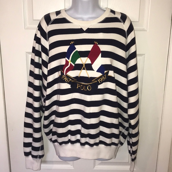 polo cross flags hoodie